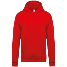KARIBAN Gyermek kapucnis pulóver, Kariban KA477, Red-6/8