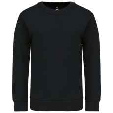 KARIBAN Gyermek környakas pulóver, Kariban KA475, Black-8/10
