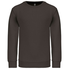 KARIBAN Gyermek környakas pulóver, Kariban KA475, Dark Grey-8/10 gyerek pulóver, kardigán