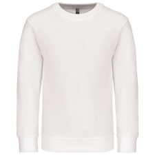 KARIBAN Gyermek környakas pulóver, Kariban KA475, White-6/8 gyerek pulóver, kardigán
