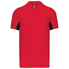KARIBAN KA232 FLAG - SHORT-SLEEVED TWO-TONE POLO SHIRT S
