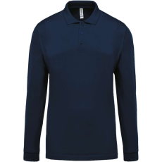 KARIBAN KA256 MEN'S LONG-SLEEVED PIQUÉ POLO SHIRT S