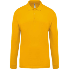 KARIBAN KA256 MEN'S LONG-SLEEVED PIQUÉ POLO SHIRT S munkaruha