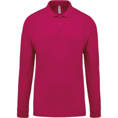 KARIBAN KA256 MEN'S LONG-SLEEVED PIQUÉ POLO SHIRT XL