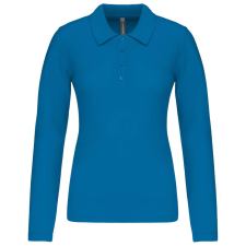 KARIBAN KA257 LADIES’ LONG-SLEEVED PIQUÉ POLO SHIRT 2XL munkaruha