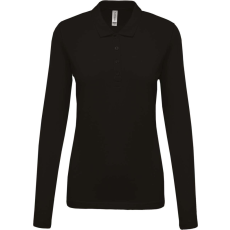 KARIBAN KA257 LADIES’ LONG-SLEEVED PIQUÉ POLO SHIRT S