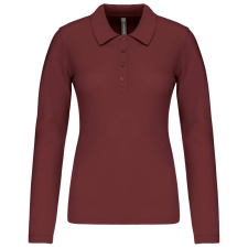 KARIBAN KA257 LADIES’ LONG-SLEEVED PIQUÉ POLO SHIRT XL munkaruha