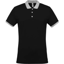 KARIBAN KA258 MEN'S TWO-TONE PIQUÉ POLO SHIRT XL munkaruha