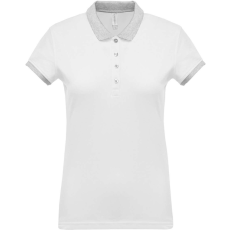 KARIBAN KA259 LADIES’ TWO-TONE PIQUÉ POLO SHIRT M