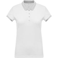 KARIBAN KA259 LADIES’ TWO-TONE PIQUÉ POLO SHIRT XS munkaruha