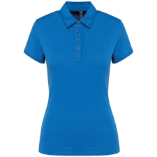 KARIBAN KA263 LADIES&#039; SHORT SLEEVED JERSEY POLO SHIRT S munkaruha