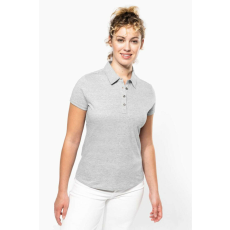 KARIBAN KA263 LADIES&- 039; SHORT SLEEVED JERSEY POLO SHIRT L
