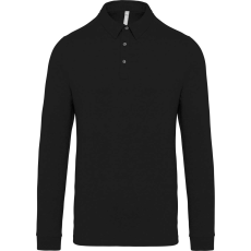 KARIBAN KA264 MEN'S LONG SLEEVED JERSEY POLO SHIRT L