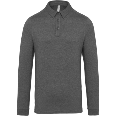 KARIBAN KA264 MEN'S LONG SLEEVED JERSEY POLO SHIRT M
