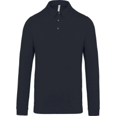 KARIBAN KA264 MEN'S LONG SLEEVED JERSEY POLO SHIRT S
