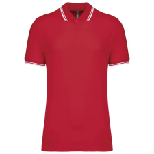 KARIBAN KA272 MEN'S SHORT-SLEEVED POLOSHIRT WITH CONTRASTING PIPING 4XL munkaruha
