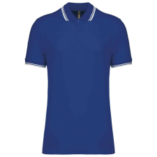 KARIBAN KA272 MEN&- 039;S 2 STRIPED SHORT SLEEVED POLOSHIRT M férfi póló
