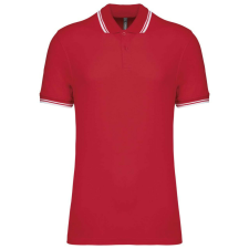 KARIBAN KA272 MEN&- 039;S 2 STRIPED SHORT SLEEVED POLOSHIRT XL férfi póló