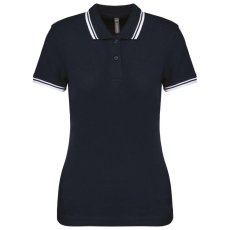 KARIBAN KA273 LADIE'S SHORT-SLEEVED POLOSHIRT WITH CONTRASTING PIPING L