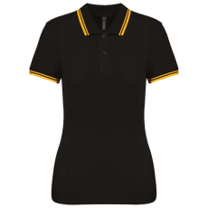 KARIBAN KA273 LADIE'S SHORT-SLEEVED POLOSHIRT WITH CONTRASTING PIPING S