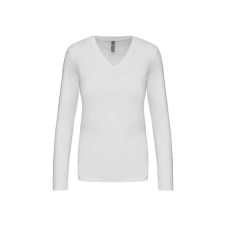 KARIBAN KA382 NŐI HOSSZÚ UJJÚ V-NYAKÚ PÓLÓ XL munkaruha