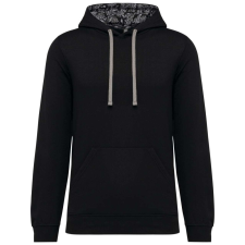 KARIBAN KA4013 UNISEX CONTRAST PATTERNED HOODED SWEATSHIRT XL férfi pulóver, kardigán