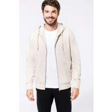 KARIBAN KA4030 MEN&- 039;S ECO-FRIENDLY HOODED SWEATSHIRT WITH ZIP FASTENING M