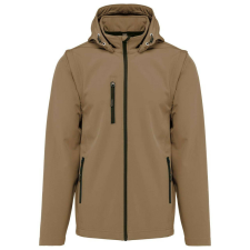 KARIBAN KA422 UNISEX 3-LAYER SOFTSHELL HOODED JACKET WITH REMOVABLE SLEEVES 2XL férfi kabát, dzseki