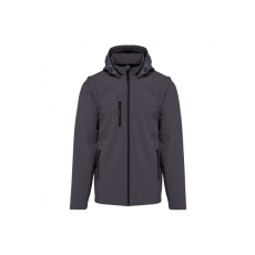 KARIBAN KA422 UNISEX 3-LAYER SOFTSHELL HOODED JACKET WITH REMOVABLE SLEEVES 3XL