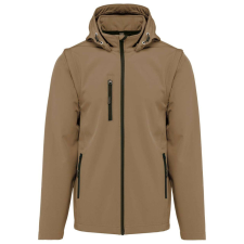 KARIBAN KA422 UNISEX 3-LAYER SOFTSHELL HOODED JACKET WITH REMOVABLE SLEEVES M férfi kabát, dzseki