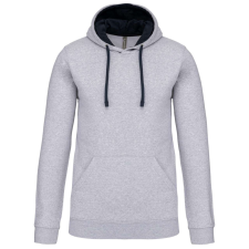 KARIBAN KA446 MEN&#039;S CONTRAST HOODED SWEATSHIRT 2XL munkaruha