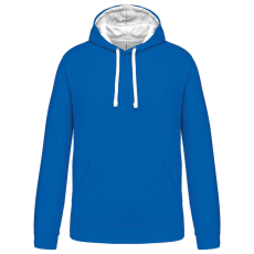 KARIBAN KA446 MEN'S CONTRAST HOODED SWEATSHIRT 3XL