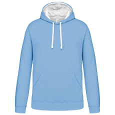 KARIBAN KA446 MEN'S CONTRAST HOODED SWEATSHIRT L