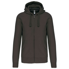 KARIBAN KA454 MEN&- 039;S FULL ZIP HOODED SWEATSHIRT XL férfi pulóver, kardigán