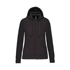 KARIBAN KA464 LADIES&- 039; FULL ZIP HOODED SWEATSHIRT S női pulóver, kardigán
