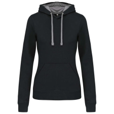 KARIBAN KA465 LADIES’ CONTRAST HOODED SWEATSHIRT 2XL munkaruha