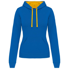 KARIBAN KA465 LADIES’ CONTRAST HOODED SWEATSHIRT 2XL