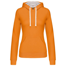 KARIBAN KA465 LADIES’ CONTRAST HOODED SWEATSHIRT 2XL