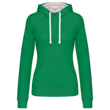 KARIBAN KA465 LADIES’ CONTRAST HOODED SWEATSHIRT 2XL munkaruha