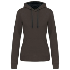 KARIBAN KA465 LADIES’ CONTRAST HOODED SWEATSHIRT M munkaruha