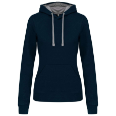 KARIBAN KA465 LADIES’ CONTRAST HOODED SWEATSHIRT S