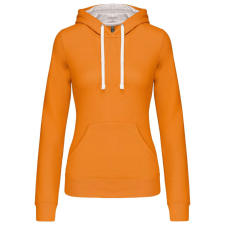 KARIBAN KA465 LADIES’ CONTRAST HOODED SWEATSHIRT XL munkaruha