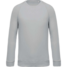 KARIBAN KA480 MEN&- 039;S ORGANIC COTTON CREW NECK RAGLAN SLEEVE SWEATSHIRT 2XL