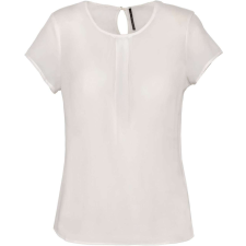 KARIBAN KA5002 LADIES&#039; SHORT-SLEEVED CREPE BLOUSE 40 munkaruha