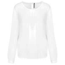 KARIBAN KA5003 LADIES&- 039; LONG-SLEEVED CREPE BLOUSE 40 blúz
