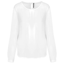 KARIBAN KA5003 LADIES&- 039; LONG-SLEEVED CREPE BLOUSE 42 blúz