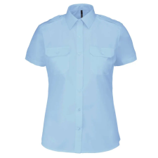 KARIBAN KA504 LADIES’ SHORT-SLEEVED PILOT SHIRT 2XL munkaruha