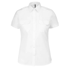 KARIBAN KA504 LADIES’ SHORT-SLEEVED PILOT SHIRT L munkaruha