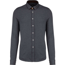 KARIBAN KA507 LONG-SLEEVED JACQUARD KNIT SHIRT 3XL munkaruha