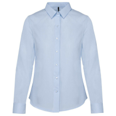 KARIBAN KA510 LADIES’ LONG-SLEEVED COTTON POPLIN SHIRT 2XL